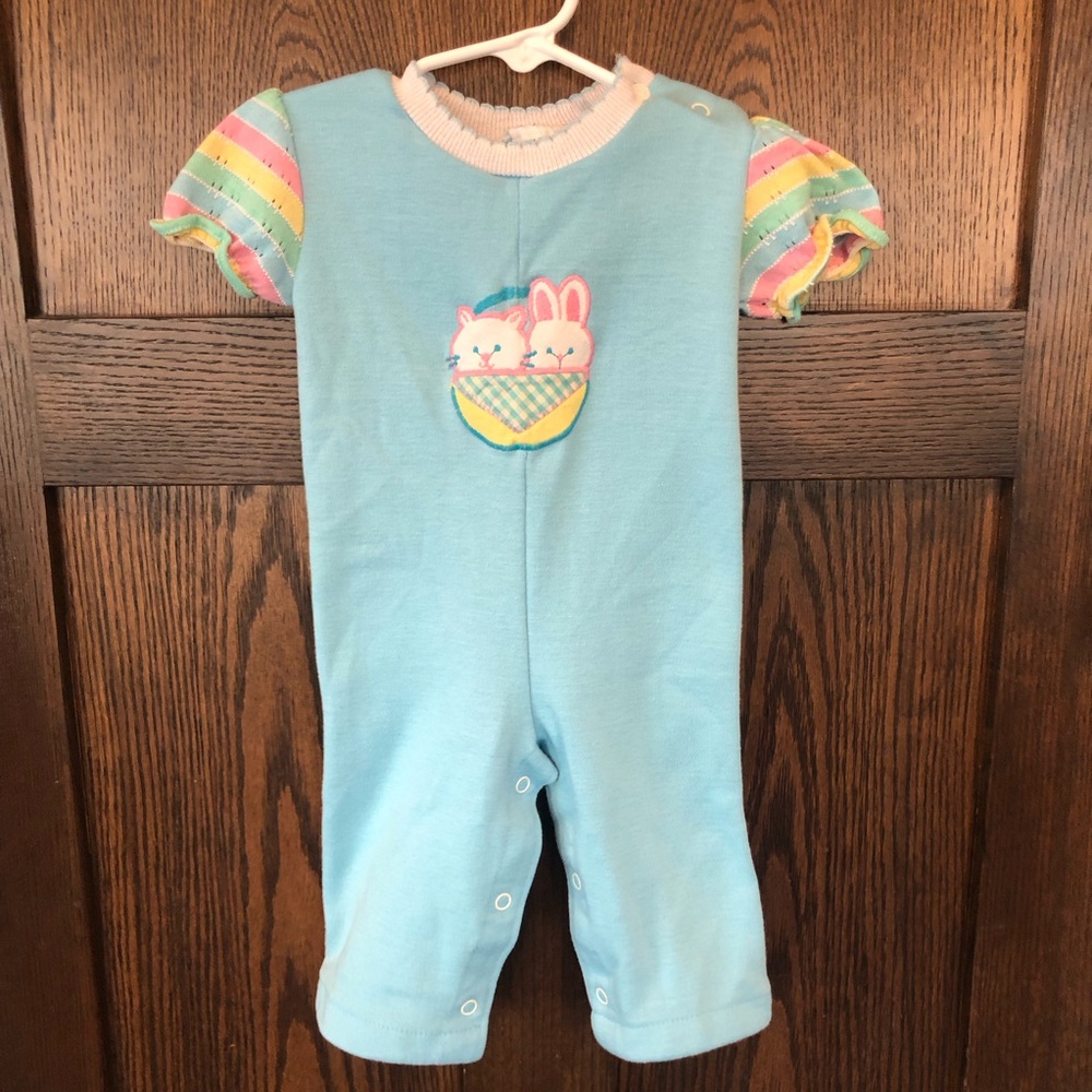 Vintage Easter bunny health-Tex jumpsuit - 12m